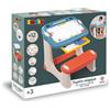 SIMBA TOYS ITALIA SRL SMOBY, MAGIC DESK SCRIVANIA PER BAMBINI, PENNARELLO CANCELLABILE, 3 SPAZI PORTAOGGETTI, CASSETTO SCORREVOLE, 12 ACCESSORI, 2+