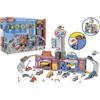 GLOBO S.P.A. Stazione Emergenza Richiudibile con Luci e Suoni 42189, Playset Pronto Intervento per Bambini