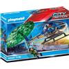 PLAYMOBIL ITALIA S R L CITY ACTION 70569 ELICOTTERO POLIZIA E FUGGITIVO