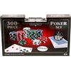 GOLIATH B.V. VALIGETTA SET POKER CON 300 FICHES GIOCO DA TAVOLO CON CARTE E DADI, PER ADULTI E BAMBINI DAI 6 ANNI