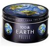 PROLUDIS GIOCATTOLI SRL Puzzle CRC4330 100 Pezzi Terra NASA in Scatola di Metallo