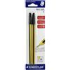 CARTOLERIA STAEDTLER 2 PENNE NERE NORIS