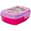 REAL TRADE ITALIA SRL PORTAMERENDA IN PLASTICA ROSA KUROMI CONTENITORE PER ALIMENTI, PER BAMBINI