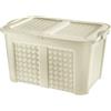 TONTARELLI S.P.A. Tontarelli Baule Arianna, contenitore plastica, 79x55x44 cm, colori assortiti, capiente, resistente, porta biancheria