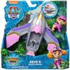 SPIN MASTER ITALIA SRL PAW Patrol Jungle Pups, Veicolo Falco di Skye, Jet Giocattolo con Personaggio di Skye da Collezione