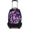 SEVEN S.P.A. Seven Trolley Scuola Jack 8 Ruote Detach Buzzy Note Girl 43L Nero 4 in 1