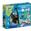 CLEMENTONI S.P.A. SCIENZA E GIOCO CLEMENTONI, MICROSCOPIO SUPER, KIT SCIENTIFICO, BAMBINI 8+ ANNI, 100X, 400X, 1200X, 33X25X10 CM
