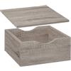 5FIVE Cassetto Grigio con Mensola Mix N' Modul 31x31x16 cm 5Five