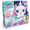 ROCCO GIOCATTOLI SRL Airbrush Plush Axolotl 32 cm - Peluche Interattivo con Aerografo, Stencil, Luci e Guida Emozioni