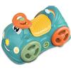 ARTSANA SPA Chicco All Around Eco+ Acquamarina, Macchina Cavalcabile per Bambini , Ruote Piroettanti, Clacson, Vano Portaoggetti