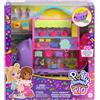 TOYS ONE S.R.L. POLLY POCKET HWP19, AEREO GATTINO, GIOCATTOLO PORTATILE, SET MINI PLAYSET
