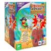 GLOBO S.P.A. Pirata nella Botte con 16 Spade Colorate, Gioco di Abilità e Suspense per Bambini