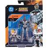 M.V.GIOCHI SRLS Sonic Project Tails e Cyborg coppia personaggi, action figure ufficiali Sonic e DC Comics