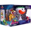 M.V.GIOCHI SRLS Super Mario Galaxy Bowser Jr. con veicolo 432284, action figure Nintendo con mezzo