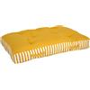 Atmosphera Cuscino da Terra per Esterni Giallo 120x80x15 cm