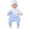 MARINA E PAU,S.L. REBORN BAMBOLA 0447 PETITE STAR VESTITO AZZURRO