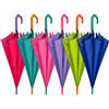 PERLETTI SPA Ombrello Donna Automatico, 61cm, Tinta Unita, 6.5 Pollici, Microfibra, Antivento, Compatto