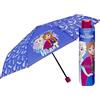 PERLETTI SPA Ombrello Bambina Frozen, Mini Manuale, 50cm, Antivento, Disney, Compatto, Elsa e Anna