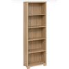 5FIVE Libreria bivoak, 60x28x180 cm, mdf, scaffale libreria, mobile multiuso