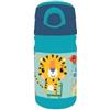 M3 "Bottiglia Tiger Fisher-Price 350 ML, Borraccia per Bambini con Cannuccia, PVC Durevole e Sicuro, Design Allegro di Tigre