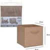 5FIVE Cestino in vimini Mix N Modul, organizer quadrato, cesto portaoggetti, contenitore naturale, arredo casa, 31x31 cm
