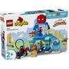 LEGO SPA LEGO DUPLO Marvel Webquarters del Team Spidey, Gioco Educativo 2+ Anni, Moto Giocattolo, 3 Personaggi