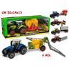 TEOREMA S.R.L. LINEA VERDE, TRATTORE A FRIZIONE, CON RIMORCHIO ASSORTITO, GIOCATTOLO BAMBINI