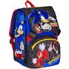 SEVEN S.P.A. Zaino Scuola Seven Estensibile Big Sonic 24 Litri Blu con Doppio Scomparto