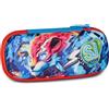 SEVEN S.P.A. SJ Gang Style Jam Gang Portapenne 3D Speed Animal Boy, Celeste, Astuccio Zip, Scocca 3D, Scuola Elementare e Media