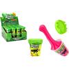 GLOBO S.P.A. Slimy 43234 Vasetto 80g Assortito, Slime Atossico, Gomma Polimeri Sintetici, Gioco Sensoriale, Bambini 36 Mesi, Colori Assortiti