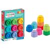 CLEMENTONI S.P.A. CLEMMY 17604 SET 9 BLOCCHI SENSORIALI RAINBOW