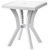DIMAPLAST 2000 SRL TAVOLO RIGOLETTO RATTAN 60X60X70CM BIANCO DIMAPLAST