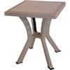 DIMAPLAST 2000 SRL TAVOLO RIGOLETTO RATTAN RESINA 60X60X70CM TORTORA DIMAPLAST 2000