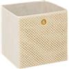 5FIVE Portaoggetti 212792A Beige 31x31x31 cm
