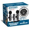 I COM S.P.A. COPPIA MICROFONI WIRELESS CON ANELLO DI LUCE