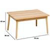 5FIVE Tavolino Abana 5five - Legno Chiaro