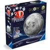 RAVENSBURGER S.R.L. PUZZLE 3D 11586 LUNA 74PZ GLOW IN THE DARK
