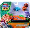SPIN MASTER ITALIA SRL Paw Patrol Dino Rescue Zuma Veicolo, Hovercraft con Personaggio Zuma, Giocattolo per Bambini 3+ Anni