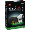 LEGO SPA LEGO Ideas Peanuts La Cuccia di Snoopy, Set da Costruzione per Adulti, Modellino da Esposizione