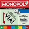 HASBRO EUROPEAN TRADING BV Hasbro Monopoly Classic G0009, Gioco da Tavolo, 8 Pedine Metalliche, Case e Alberghi, Vaschetta Banchiere, Famiglia e Strategia.