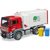 BRUDER SPIELWAREN CAMION RIFIUTI 03761 MAN TGS CON 2 BIDONI, GIOCATTOLO BAMBINI, 45X18X20 CM