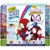 CRAYOLA LISTINO CRAYOLA, COLOR WONDER, ACTIVITY SET, SPIDEY, 40+ PEZZI, PAGINE DA COLORARE, PENNARELLI SENZA MACCHIA, ADESIVI, PERSONAGGI POP-UP