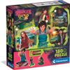 CLEMENTONI S.P.A. Stranger Things Puzzle 180 Pezzi con Sticker 29808, Clementoni, Puzzle Bambini e Ragazzi, Serie TV Netflix