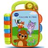 VTECH ELECTRONICS EUROPE B.V. VTech Coccole in Rima, libro sensoriale interattivo per neonati, filastrocche e suoni di animali, gioco educativo 6-36 mesi