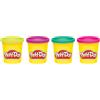 HASBRO EUROPEAN TRADING BV Play-Doh G0512 Set 4 Vasetti da 84 g, Pasta da Modellare 336 g, Verde Lime, Verde Acqua, Viola e Rosa, Gioco Creativo dai 2 Anni