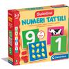CLEMENTONI S.P.A. CLEMENTONI SAPIENTINO MONTESSORI NUMERI TATTILI GIOCO EDUCATIVO 3-5 ANNI FLASHCARDS METODO MONTESSORIANO