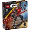 LEGO SPA LEGO STAR WARS 75411 MECH DARTH MAUL, ACTION FIGURE, CON SPADA LASER DOPPIA, + 6 ANNI