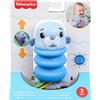 MATTEL ITALY SRL Fisher Price Squishseas Sonaglio e Massaggiagengive Silicone Modelli e Colori Assortiti 3+ Mesi