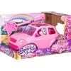 TOYS ONE S.R.L. Sparkle Girlz, auto con radiocomando, bacchetta magica, 360°, bambine 3+ anni, giocattolo interattivo, rosa