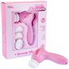 NICE SRL Beauty Routine Coccola Viso - Spazzola Skin Care con 4 Testine Massaggianti